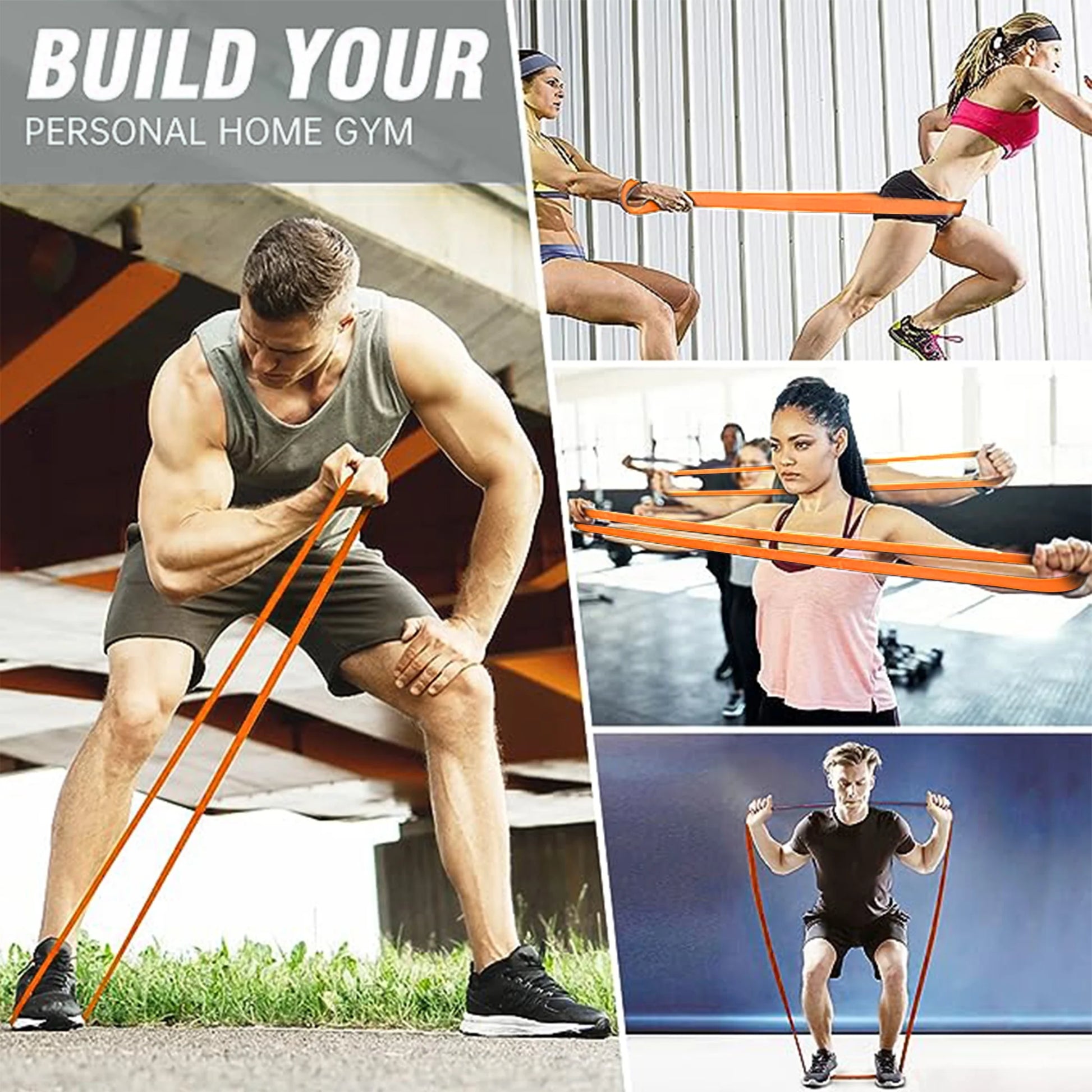 Set de 6 Bandas de Resistencia Premium para Entrenamiento – Ligas de Látex para Fitness