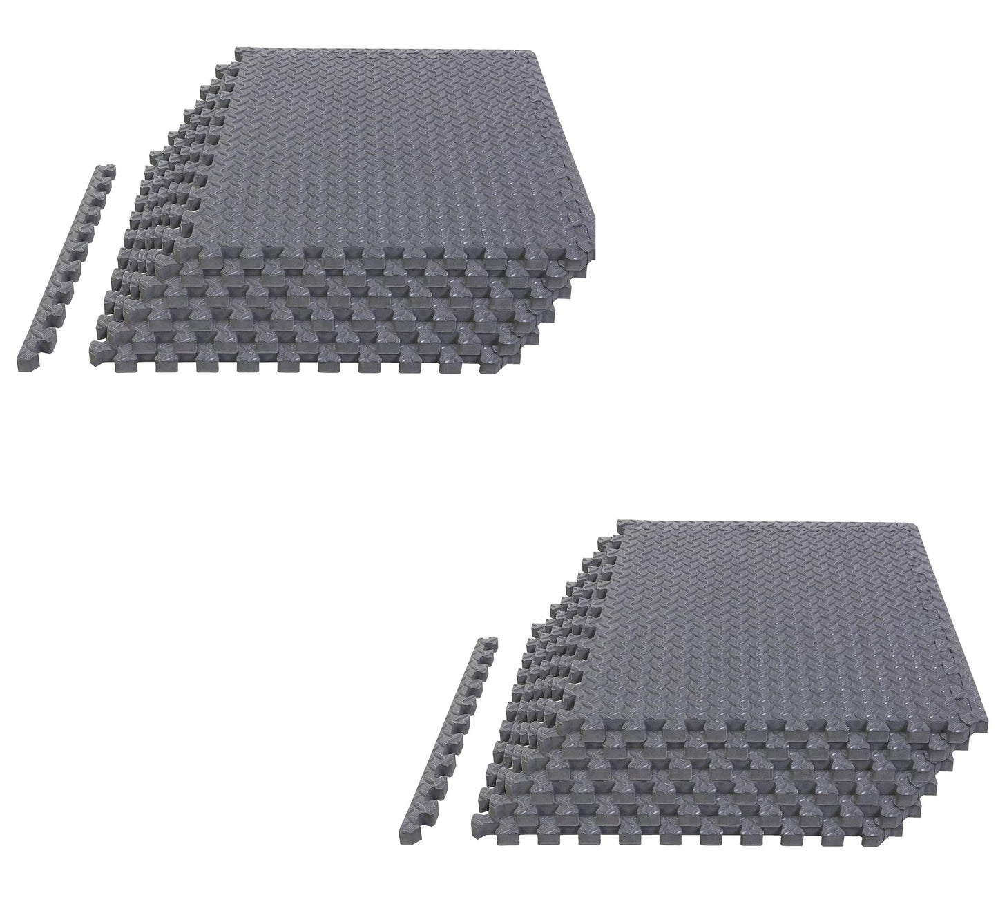 Alfombrillas Entrelazadas de Espuma EVA (24/48 pzs) – Suelo Protector para Gimnasio en Casa, Aislamiento Acústico y Fitness