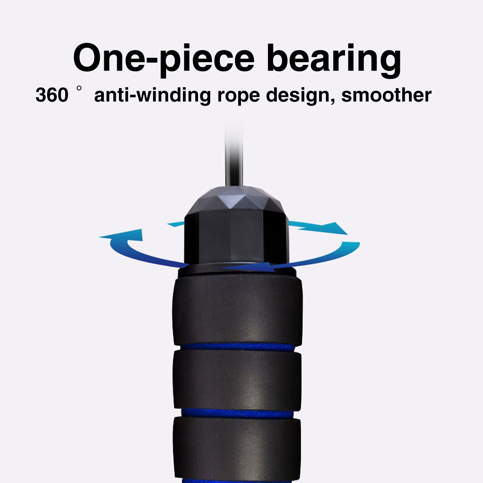 Cuerda para Saltar Ajustable – Comba de Fitness Ligera y Duradera para Ejercicio Aeróbico en Casa