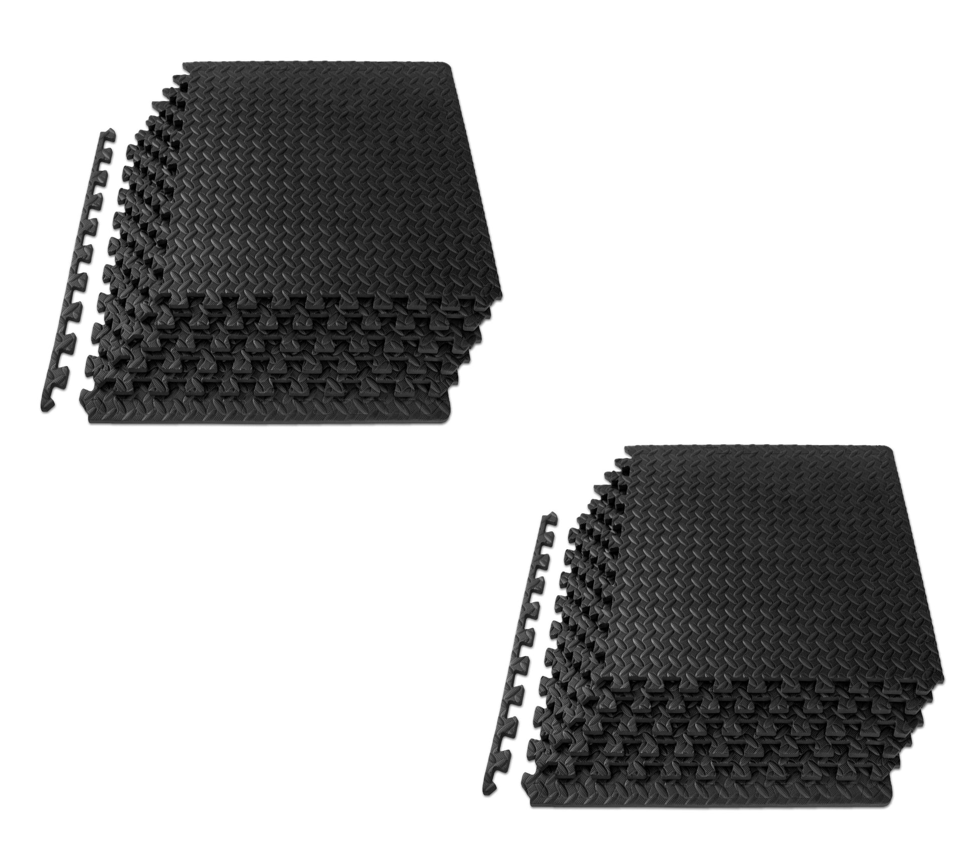 Alfombrillas Entrelazadas de Espuma EVA (24/48 pzs) – Suelo Protector para Gimnasio en Casa, Aislamiento Acústico y Fitness