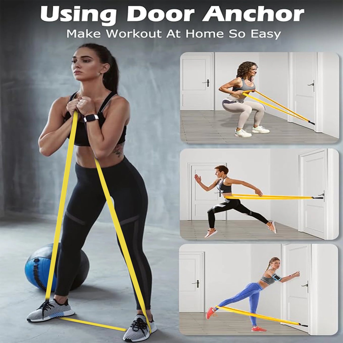 Set de 6 Bandas de Resistencia Premium para Entrenamiento – Ligas de Látex para Fitness