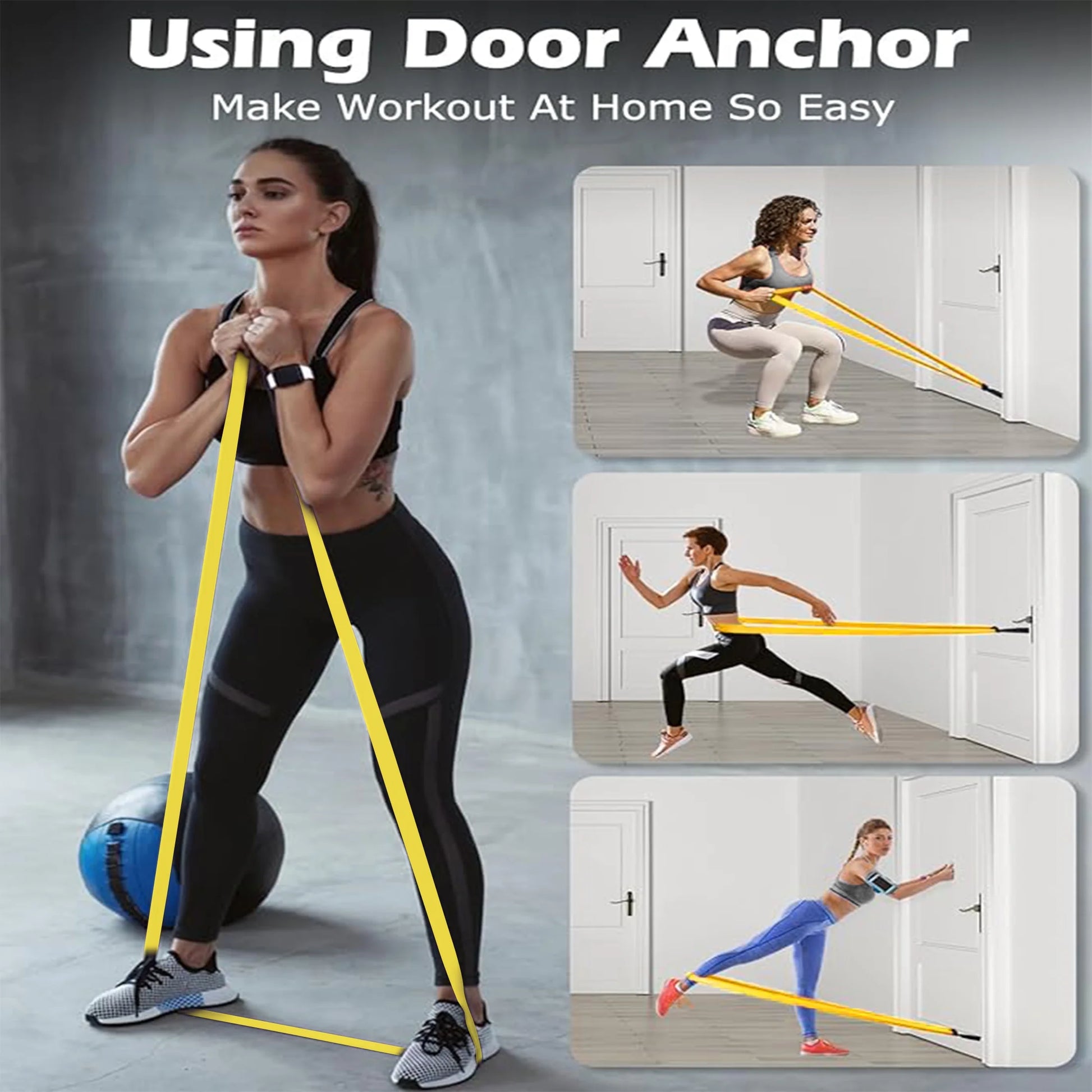 Set de 6 Bandas de Resistencia Premium para Entrenamiento – Ligas de Látex para Fitness