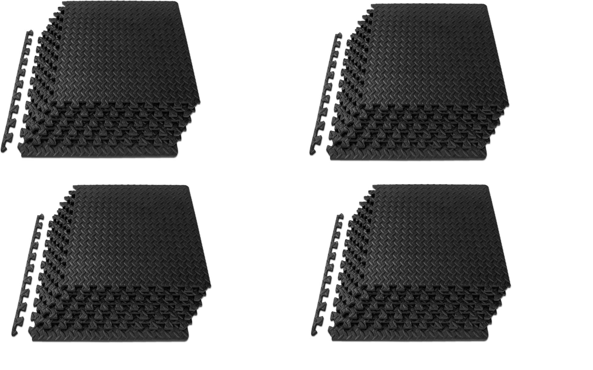 Alfombrillas Entrelazadas de Espuma EVA (24/48 pzs) – Suelo Protector para Gimnasio en Casa, Aislamiento Acústico y Fitness